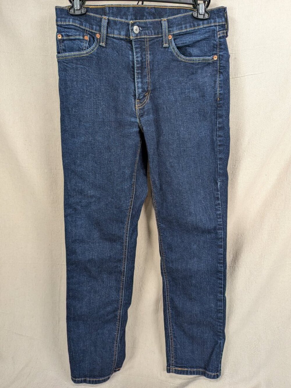 Levi's 541 Athletic Taper Jeans Men's 33W x 32L Dark Wash Five-Pocket Denim Good